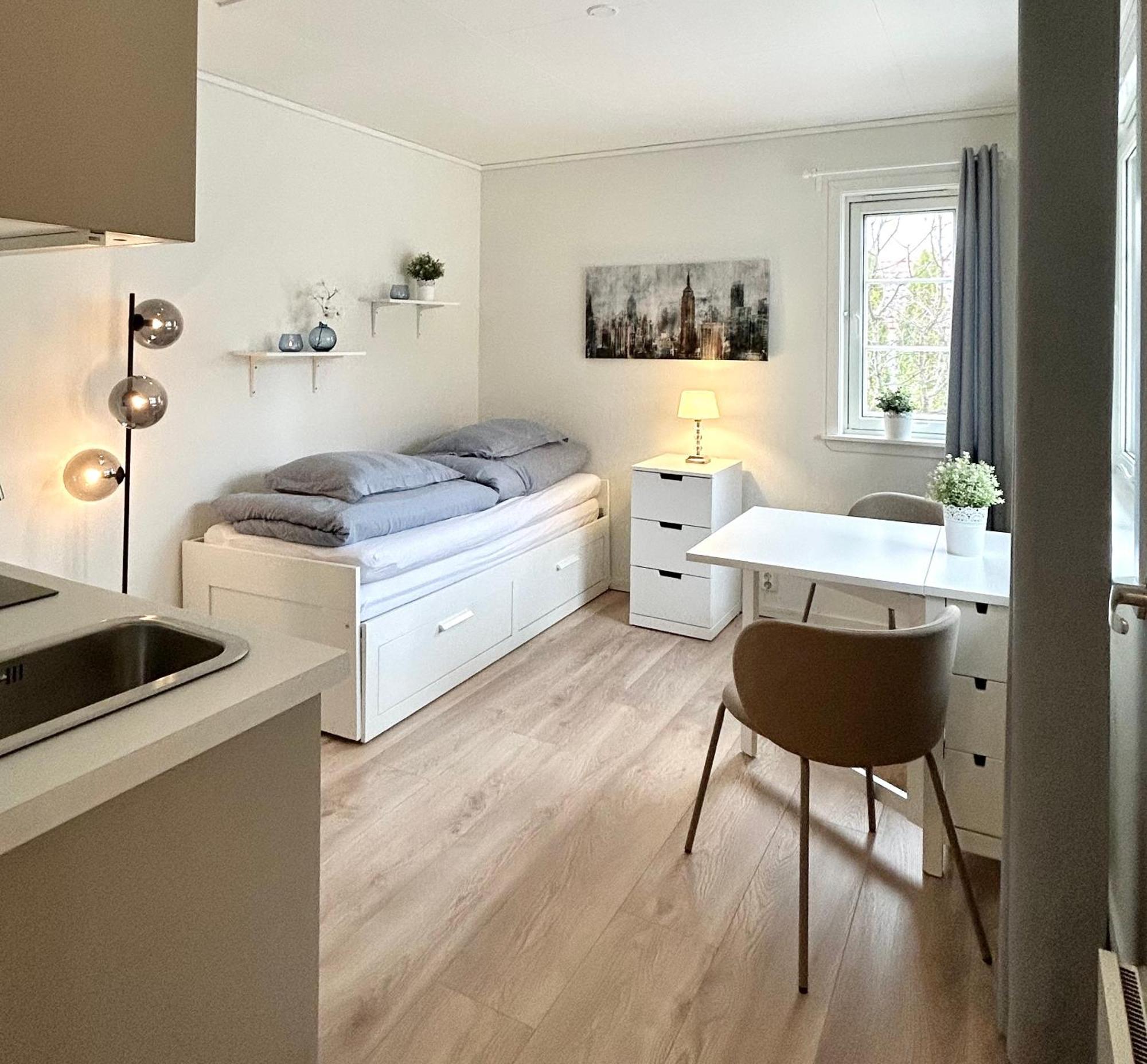 Newly Renovated Studio Apartment - Free Parking And Ev Docking Trondheim Exterior photo